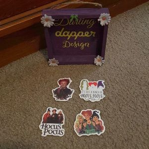 COPY - Disney’s Hocus Pocus Halloween waterproof stickers-4 pieces- New